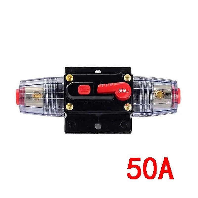 Car Truck Circuit Breaker Self-recovery 20A 30A 40A 50A 60A 80A 100A 125A 150A Auto Audio Fuse Holder Power Insurance 12V 24V