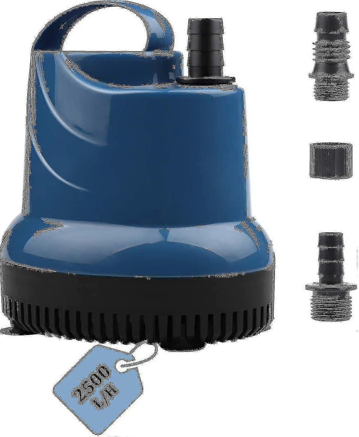 70٪ خصم -70٪ خصم - مضخة مياه غاطسة صغيرة 2500 لتر / ساعة 40 واط 230 فولت 2.3 متر ارتفاع التسليم 2.5 متر كابل للحديقة ، حوض السمك ، البركة ، نافورة يويو