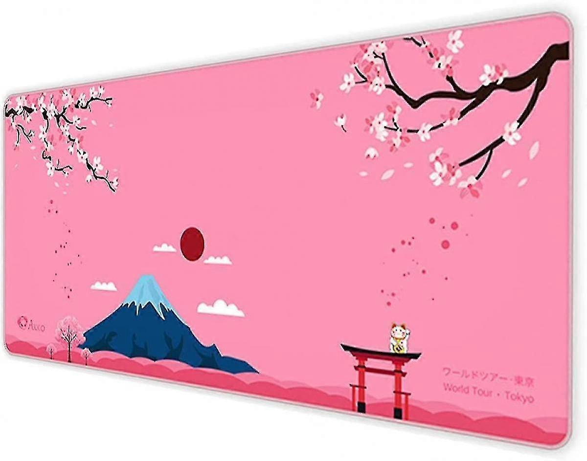 World Tour Tokyo Gaming Mouse Pad, Non-slip And Durable Extra Large Size 500 Mm X 1000 Mm