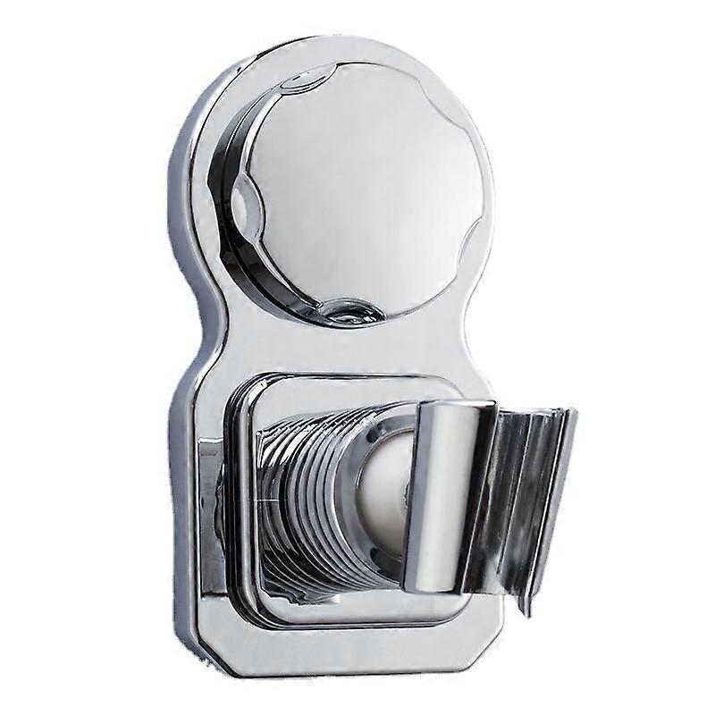 Adjustable support for hand shower - Assembly without drilling, with suction cup
