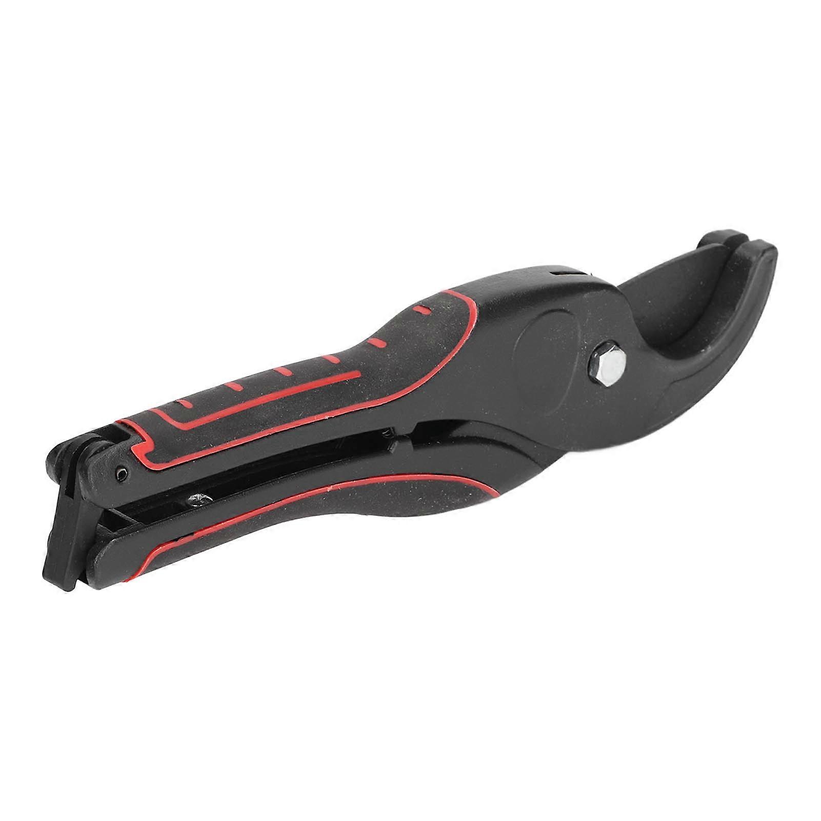 PVC Pipe Cutter - Ratchet Action, Self Locking, Replaceable Blade - for CPVC, PEX, Rubber Hose (0-32)