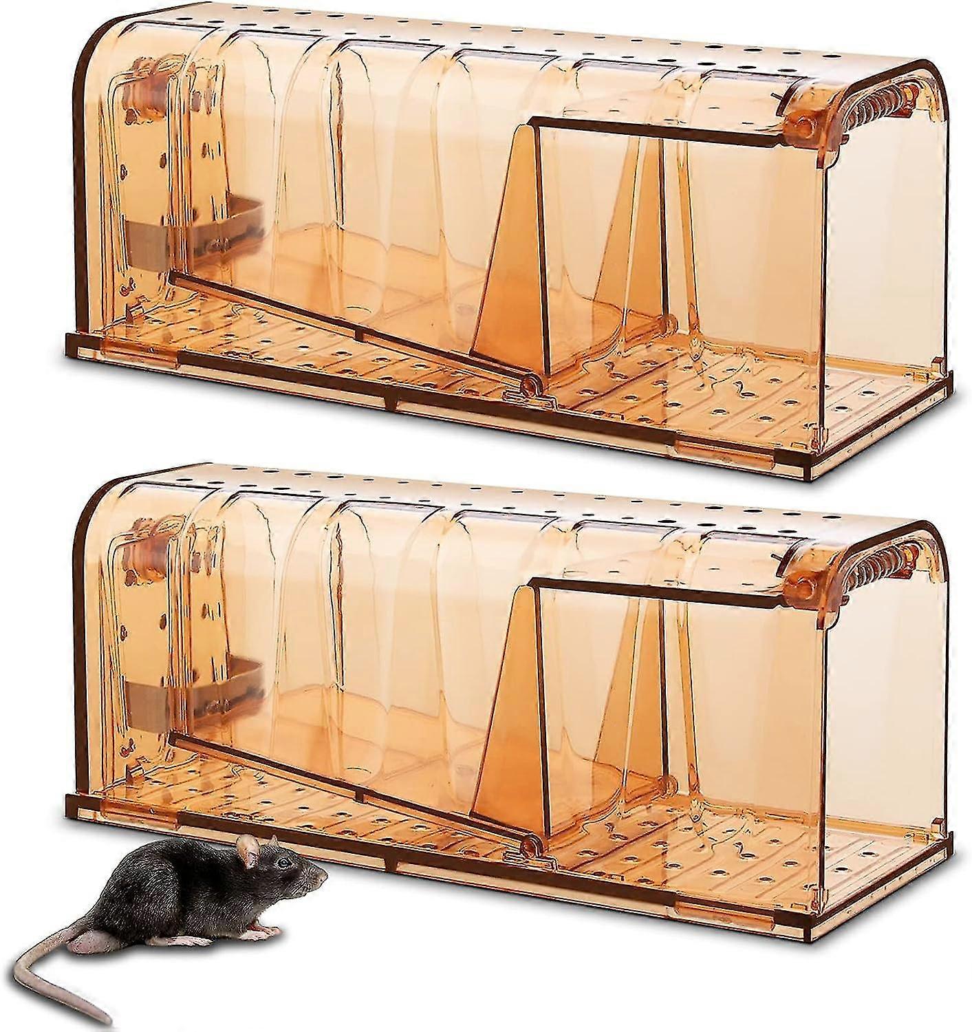 Piece Live Mouse Trap, Reusable Human Mouse Trap Without Mechanical Vent Hole, Suitable For Kitchen, Garden, Home, Attic, Garage
