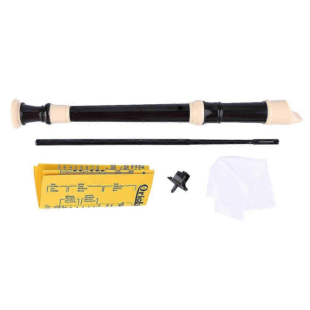 Oriolus 8 Hole Key of C ABS Soprano Recorder Musical Instrument (German Style)