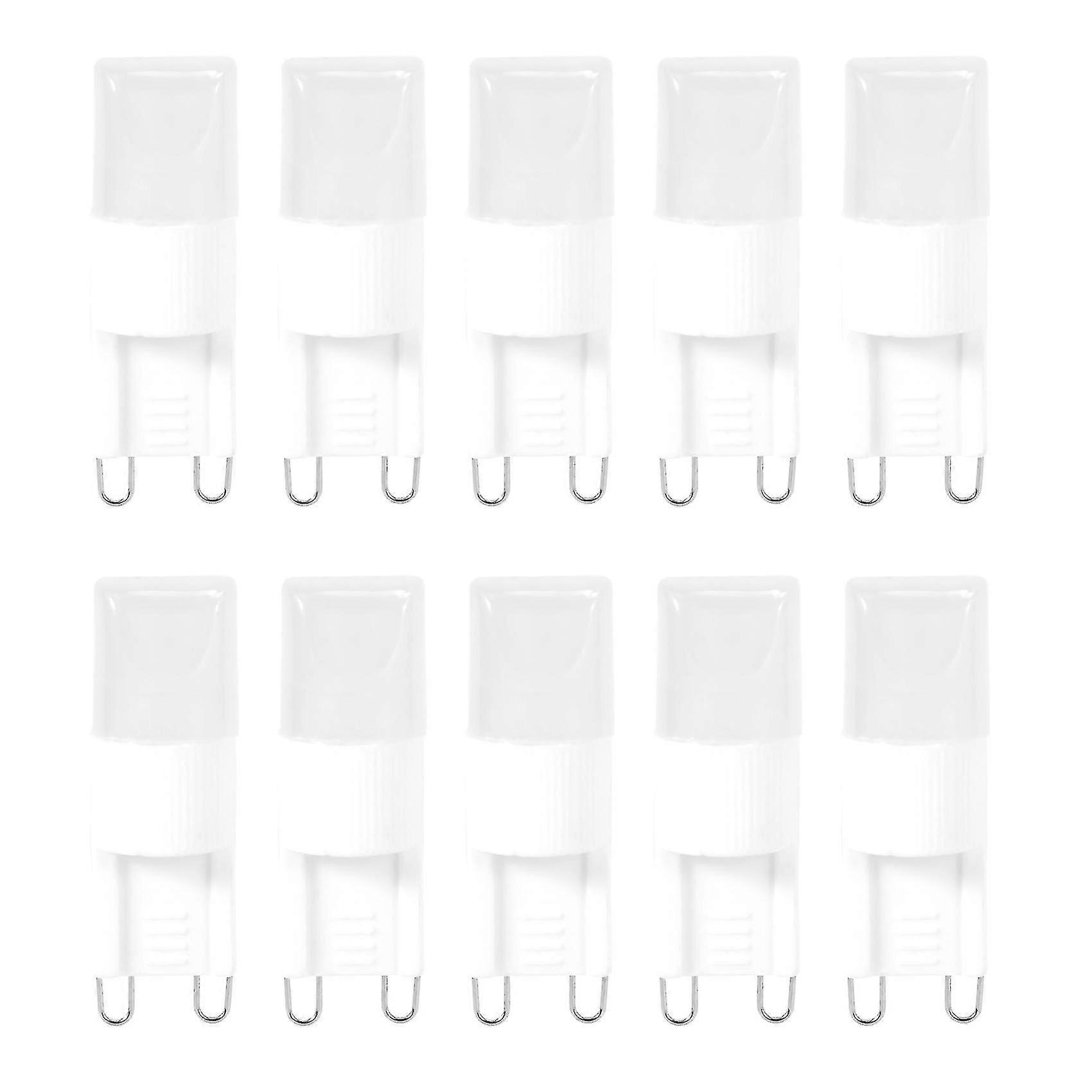 10x G9 1w Led Ampoule Lampe Lumière Blanc Chaud 3500 K