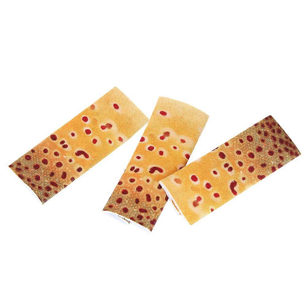 3PCS Polyester Fish Skin Pattern Fishing Stripping Single Finger Guards Protect Accessory