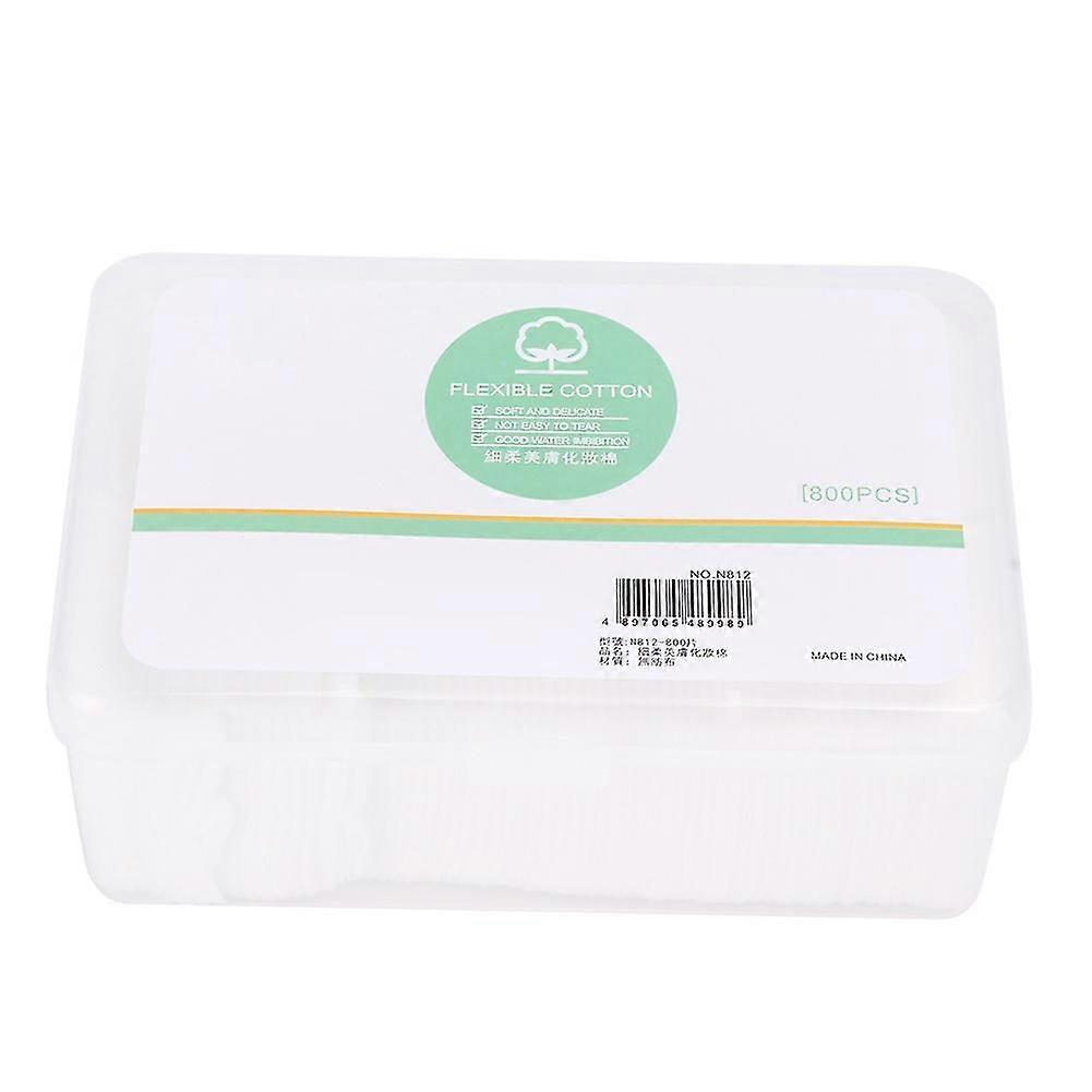 800pcs Non Woven Cotton Pads for Makeup and Nail Polish Removal - 5x5.5cm