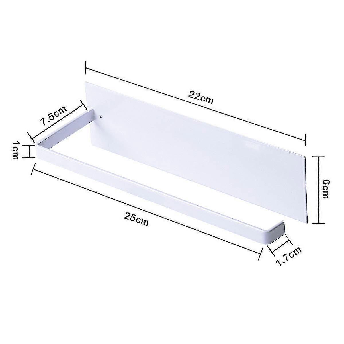 Kitchen Roll Holder, 25cm Kitchen Paper Rack Wall Mounted, Storage Rack