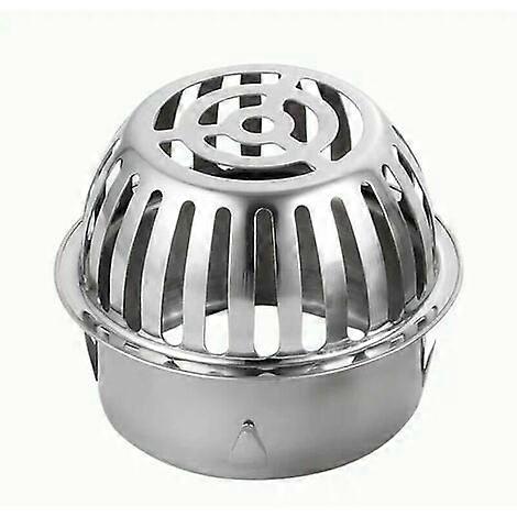 Stainless Steel Gutter Screens Metal Gutter Guards to Help Keep Drain Clear Stops Blockage Leaves and Debris 83mm