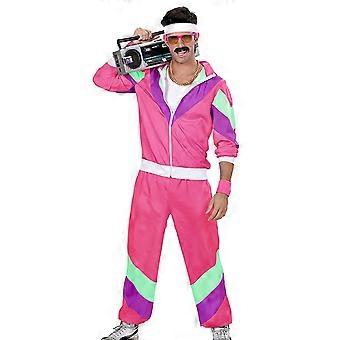 80s Retro Sportswear Unisex Vintage Jacket Pants Personalized Cosplay Clothes