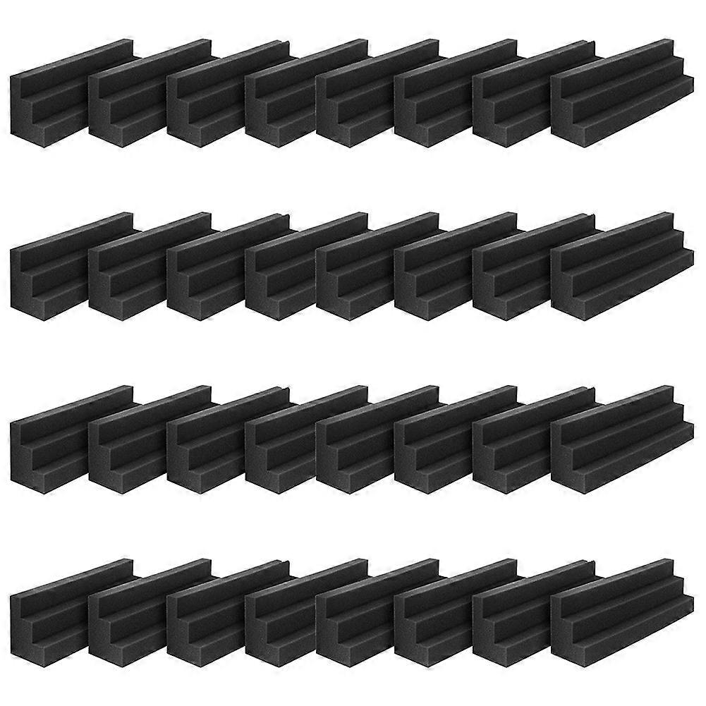 32 Pcs Acoustic Panels Trap Corner Studio Foam Sound Insulation Pad Wall Panel Corner Block for Stu