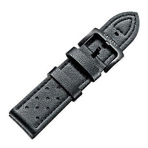CAGARNY Green Buckle Leather Strap
