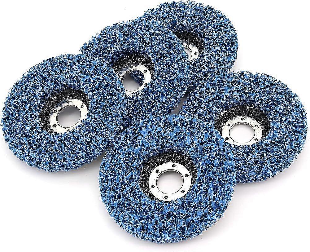 5 Pieces Cleaning Disc. Paint stripping wheel. Poly band abrasive disc. rust