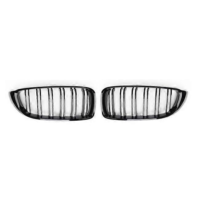 Parlak Siyah Ön Böbrek Izgarası Çıta M4 Stil Izgara BMW F32 F33 F36 F80 F82 2013-2020 Cabriolet Coupe 425i 430i 440i 435i
