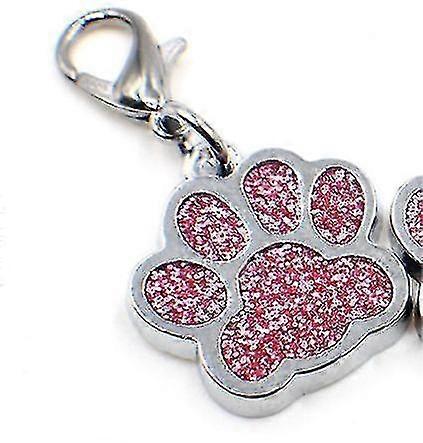 カスタムステンレススチールラインストーンポープリントIDタグ(小型猫用) 最大4行の犬用エンジニアリング