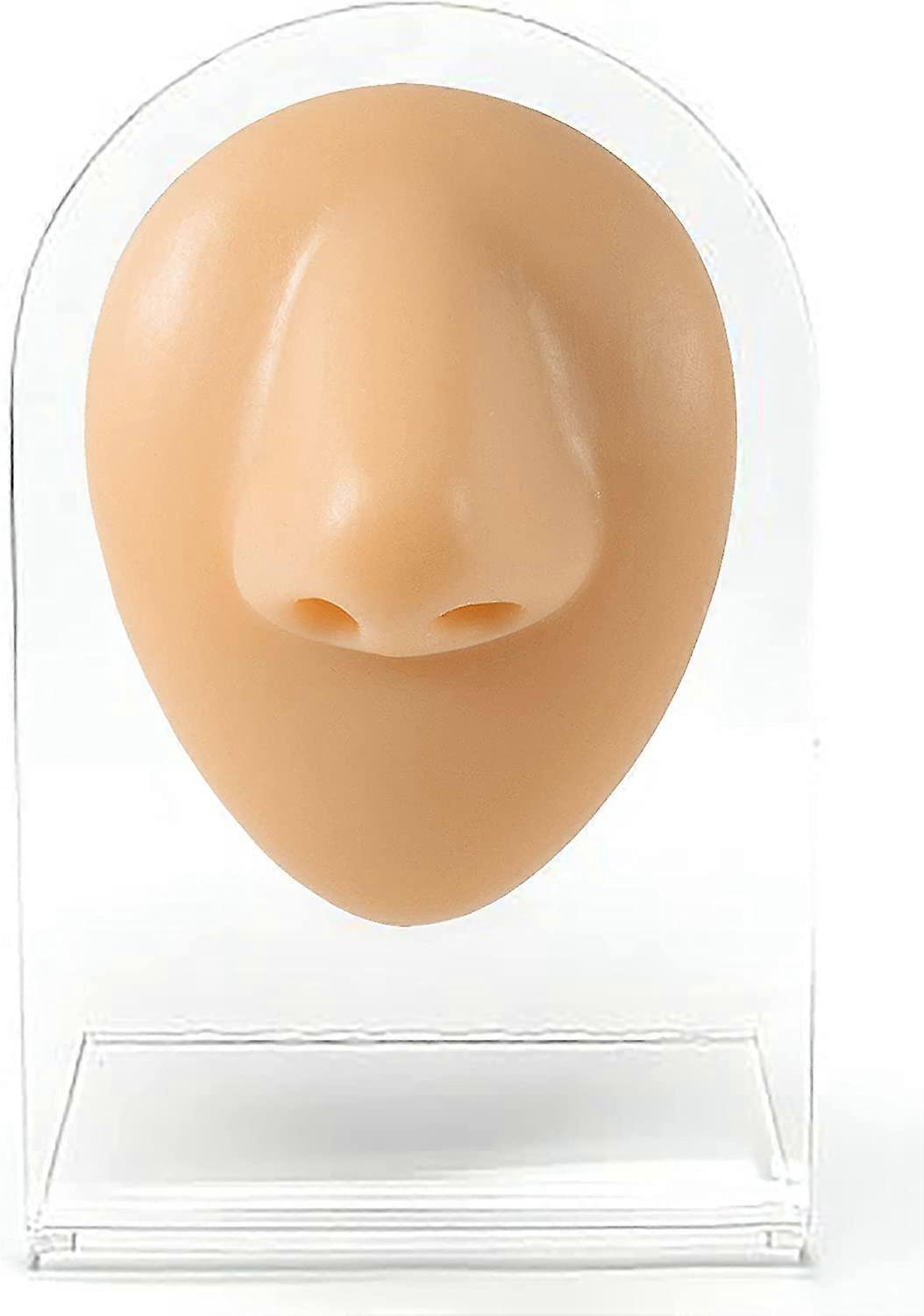 Soft Silicone Flexible Model Body Parts Display for Acupuncture Manikin Simulation Teaching Tool (Nose)