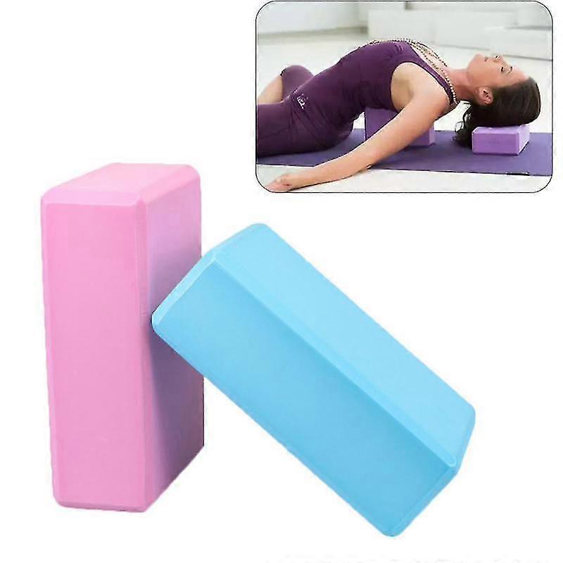 Eva Gym Blocks Foam Brick Training Exercise Fitness Set Tool Yoga Bolster Pillow