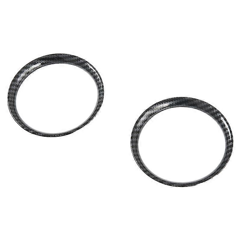 עבור ניסאן נבארה NP300 2016-2021 סיבי פחמן רכב מזגן קדמי מזגן AC שקע אוורור כיסוי מסגרת חיתוך אביזרים