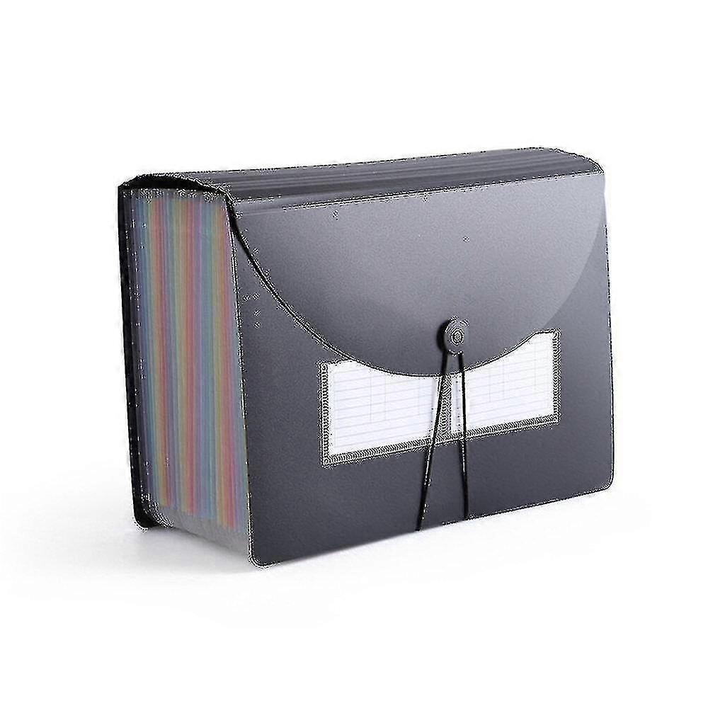 Yy 24 Pocket A4 Office Multilayer Expanding File Box Folder Document Organiser School Office Stationery