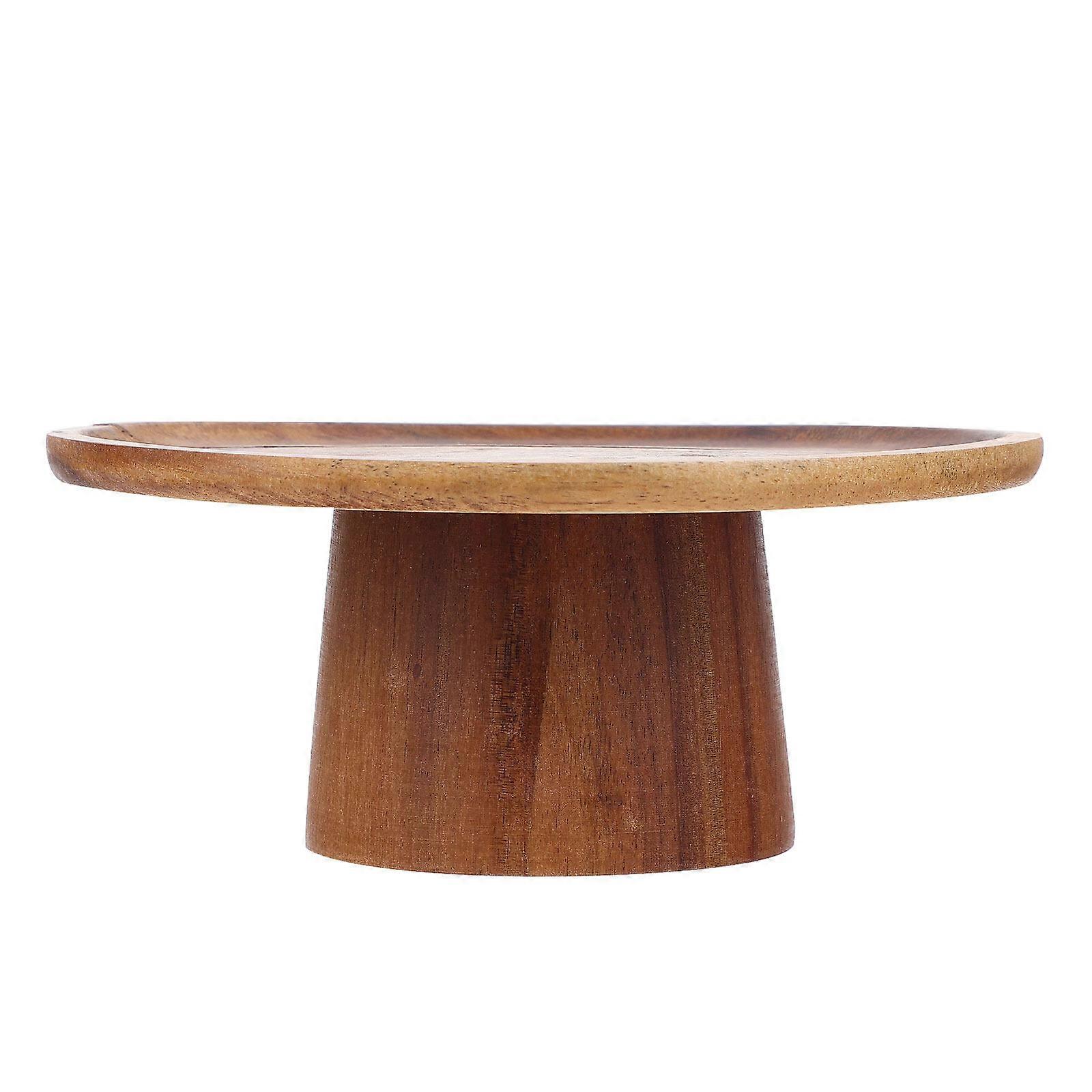 1Pc Practical Cake Display Stand Multi-function Wooden Dessert Stand Holder