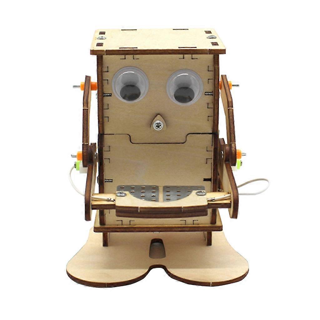 Robot Eat Coins Bank Mechanical Model Stem Project For Kid Diy Stem Robot