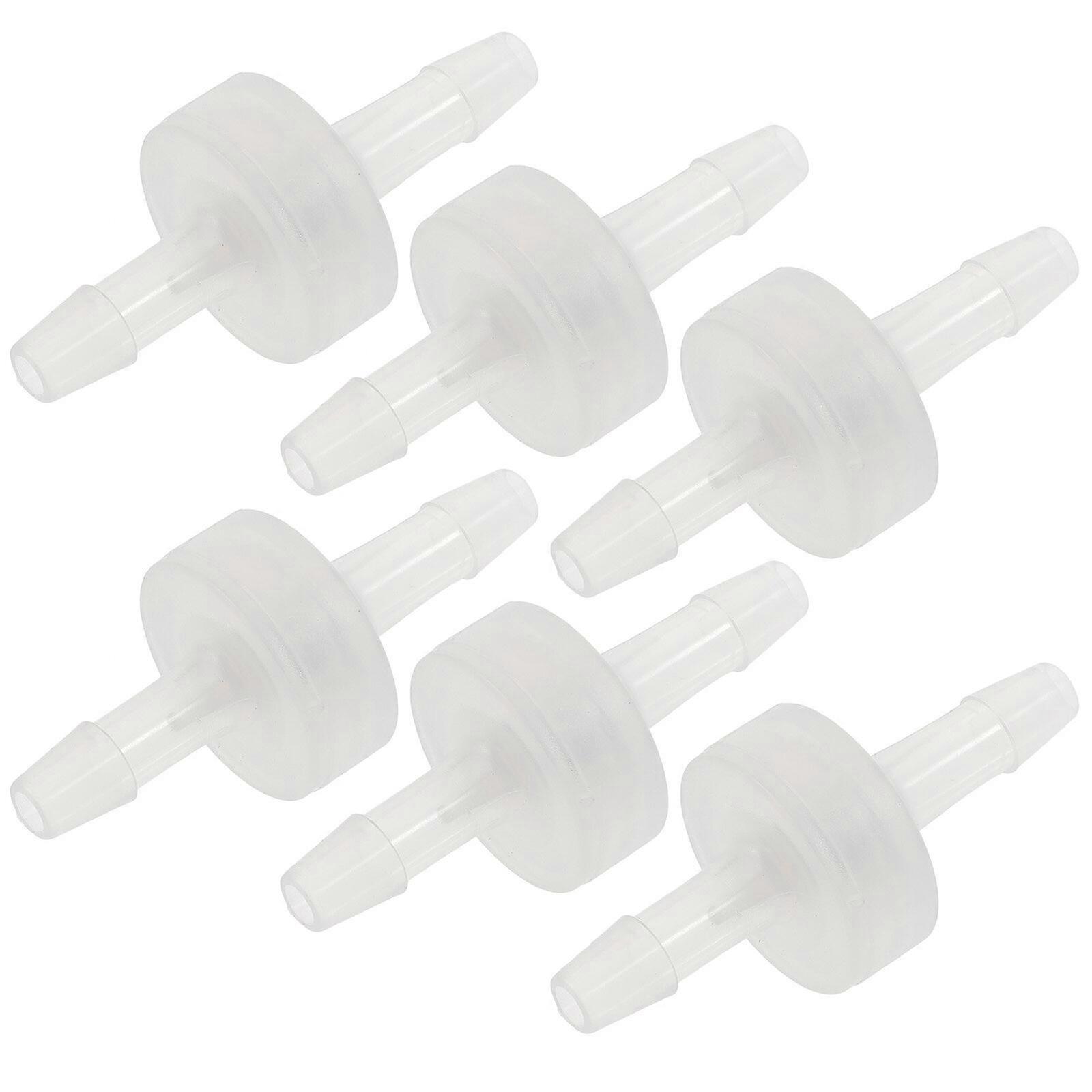6pcs Check Valve One Way Plastic Valve Aquarium Check Valve For Water Air