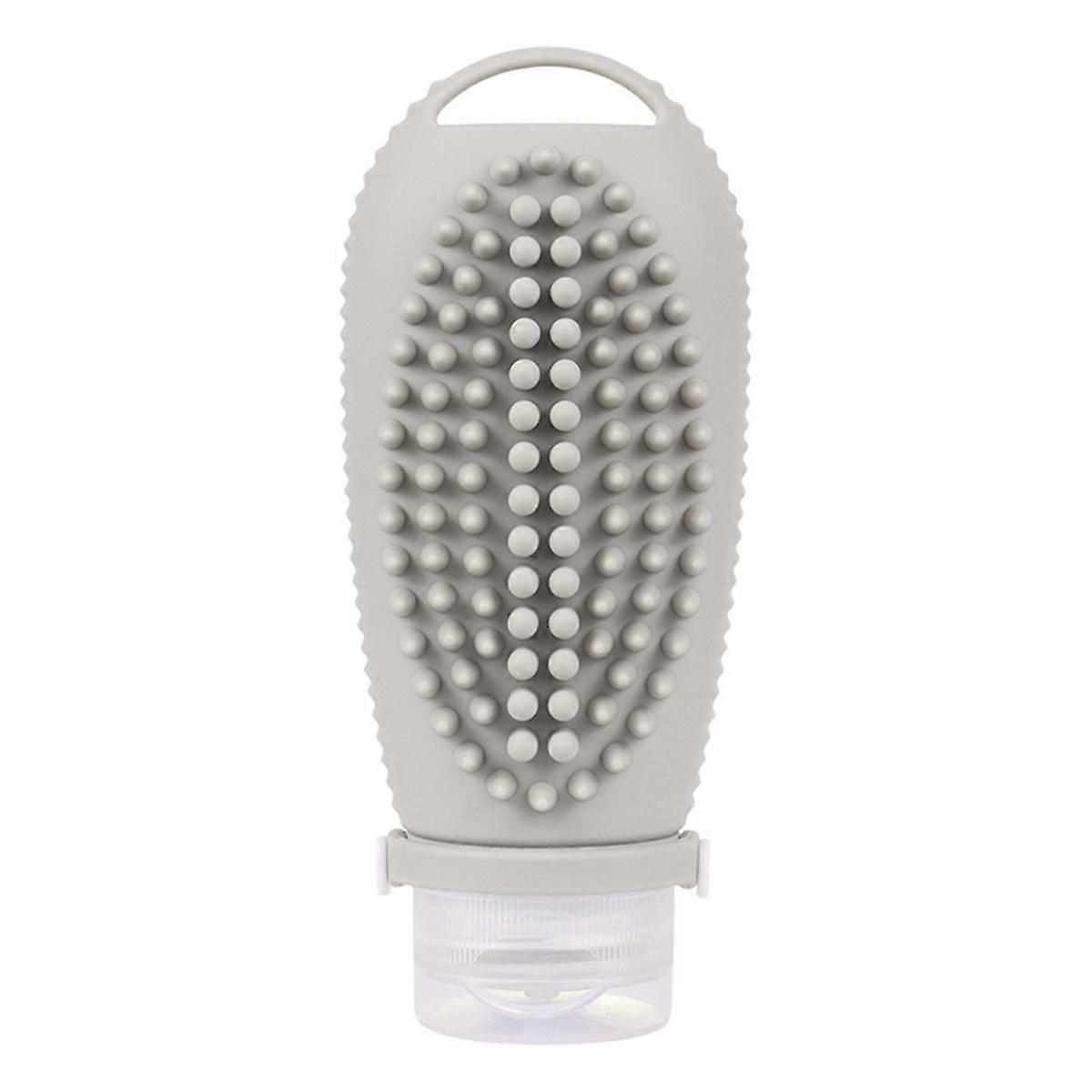 Silicone Travel Refillable Bottle Cleansing Brush Portable Shampoo Bottles Lotion Cosmetics Containers E
