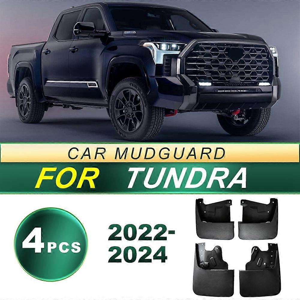 For Toyota Tundra 2022-2024 Splash Guards Mud Flaps Car Accessories Mudguard Protector Auto Parts