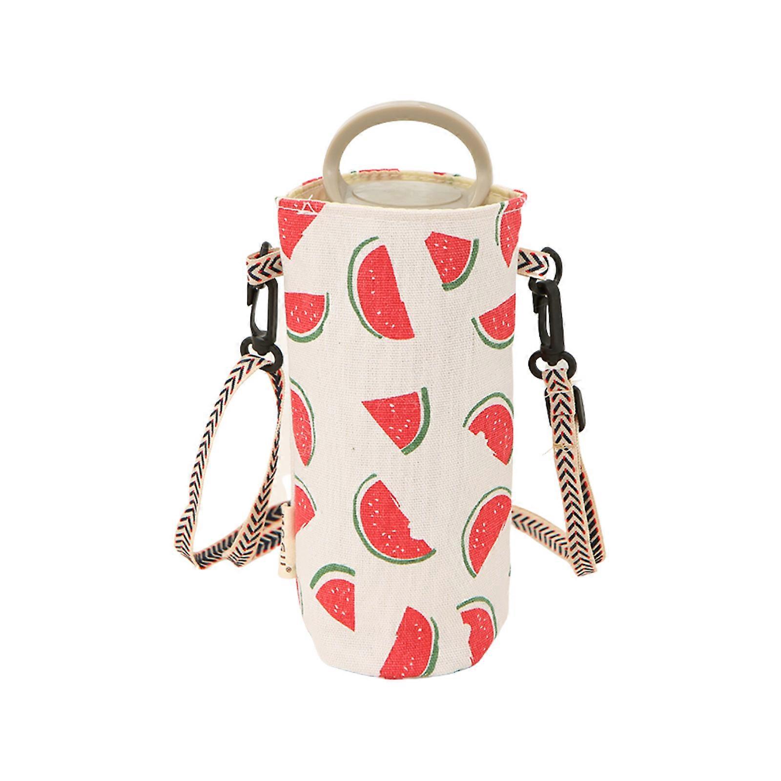 2023 Nuovo aggiornamento Cotone e Lino Borsa a Tracolla Bottiglia Borsa a tracolla Borsa Porta Tazza 40% di sconto