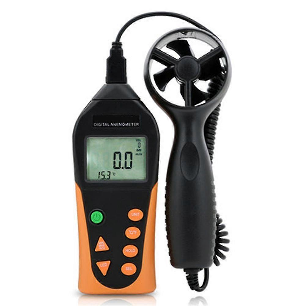 Digital Anemometer Air Speed Sensor Measurement Wind Temperature Velocity Meter Anemometro Windmeter