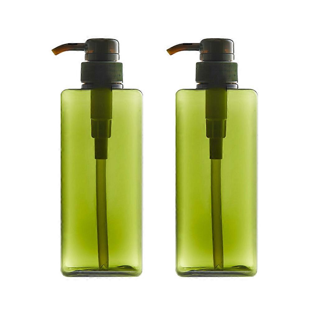 2 Pcs Plastic Go Containers Foam Pump Bottles Bath Soap Container Refillable Lotion Bottle
