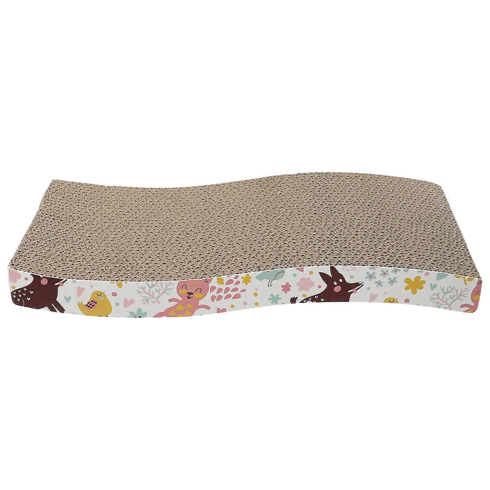 Round Cat Scratcher Cat Scratching Pad Interactive Cat Scratcher Catnip Scratching Board