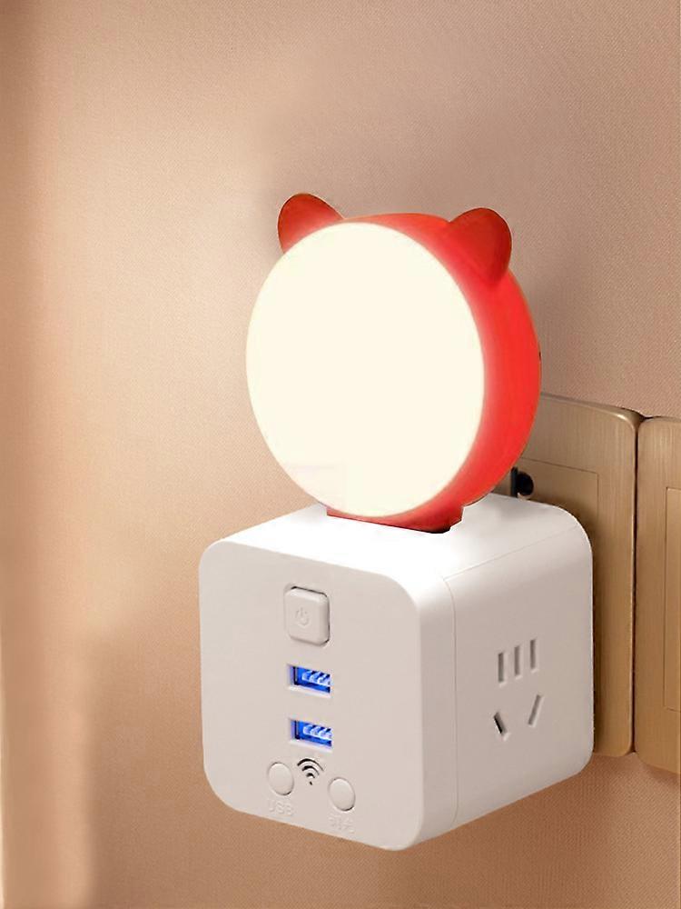 2023 New Cute Cat Smart Voice Control USB Night Light