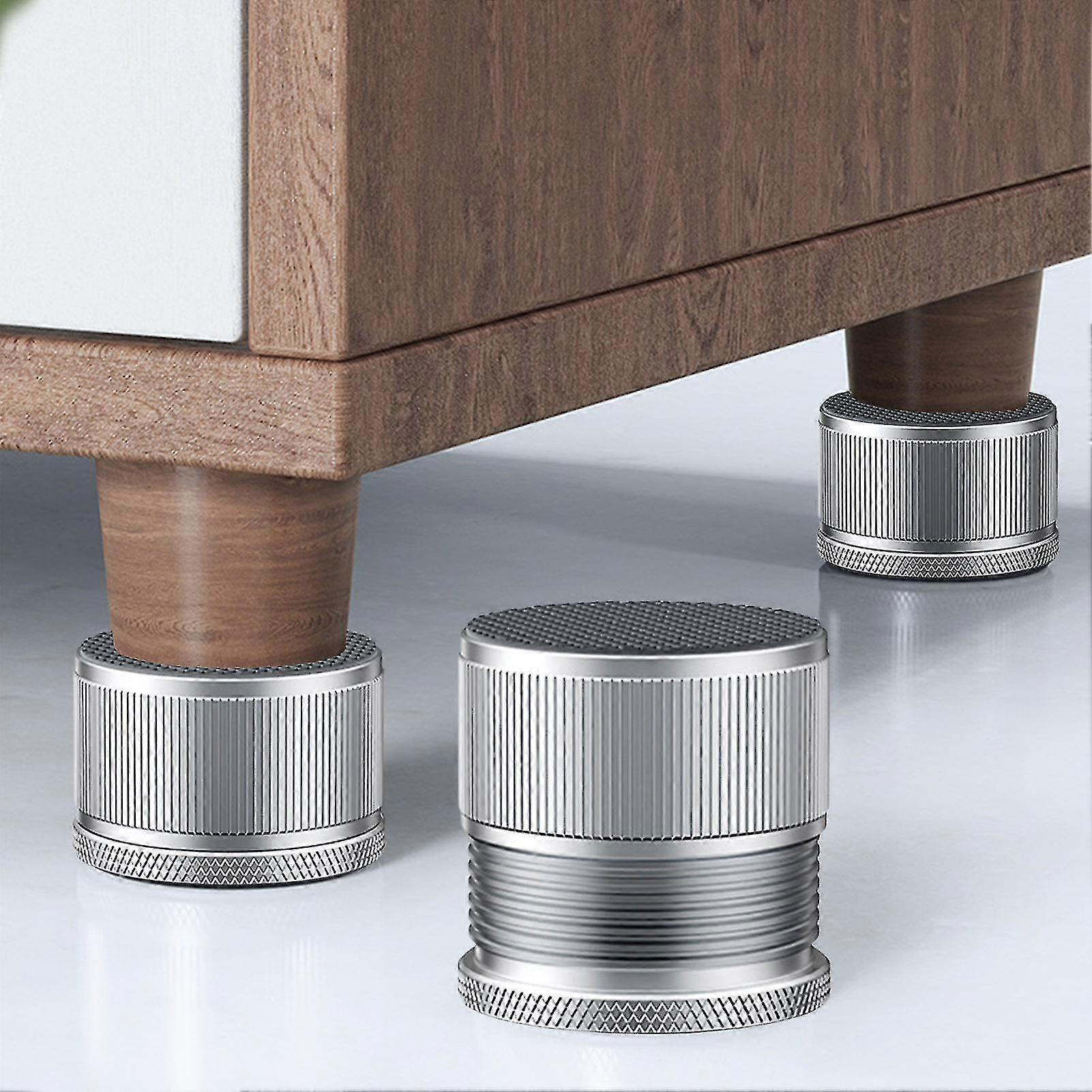 Adjustable Bed Risers Heavy Duty Protectors Furniture Anti-vibration ...