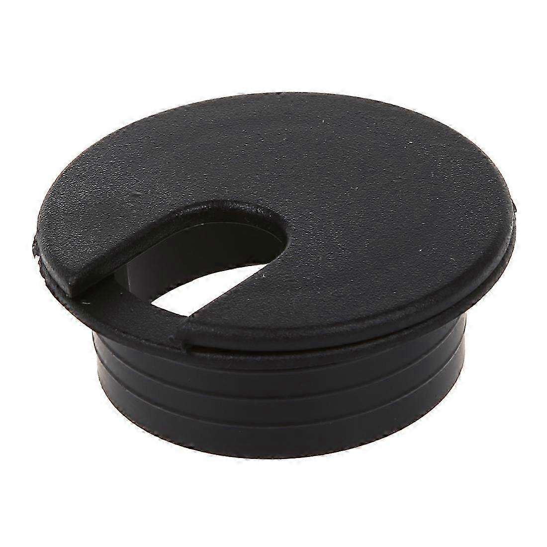 10 τεμ 35mm μαύρο καλώδιο Grommet καλώδιο εξόδου γραφείο επιτραπέζιο σύρμα S202412121355