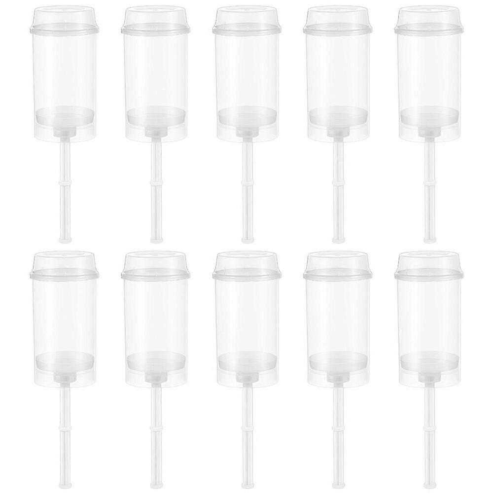20pcs/set Pushable Cake Holders Push Cake Molder Rainbow Cake Pusher Push Pops Plastic Containers With Lids
