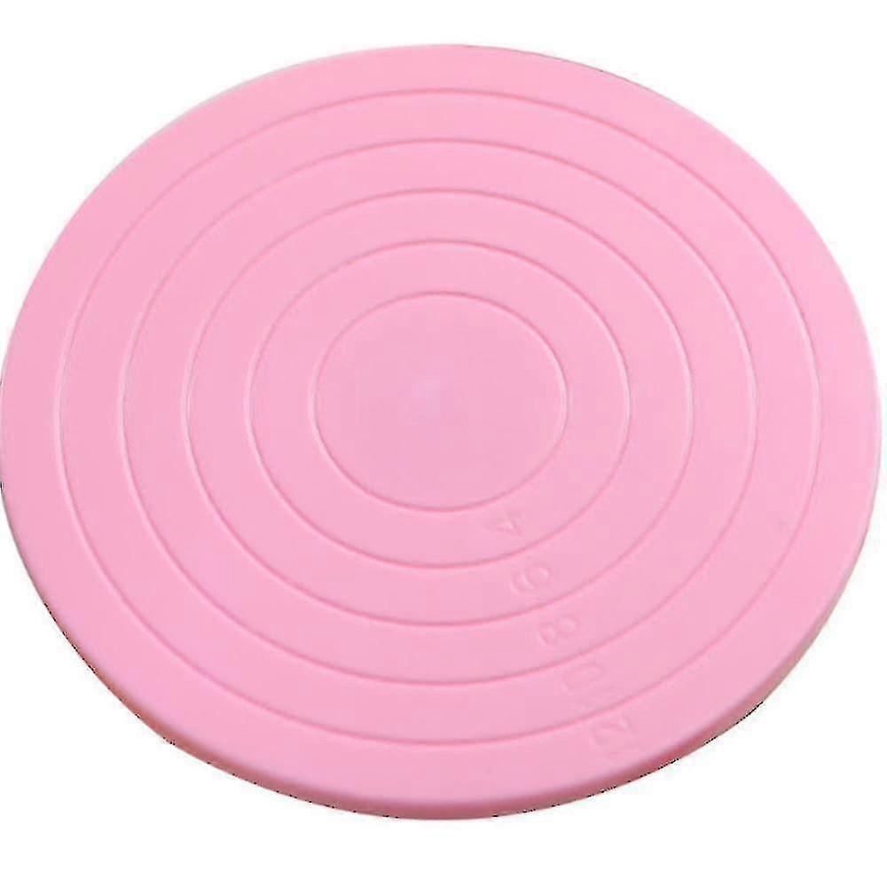 Mini Cake Plate Revolving Platform Turntable Round Rotating Swivel Baking Cute