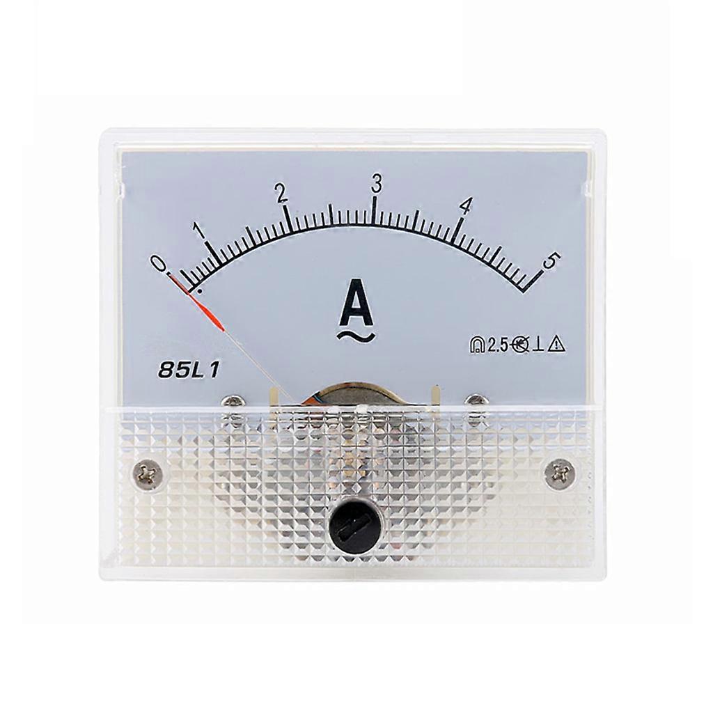 9 Standard Analog Current Panel Plastic Housing Current Ampere Meter Ammeter