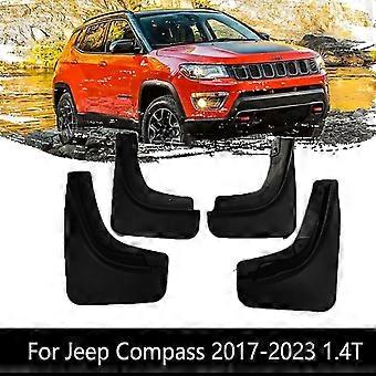 Guardabarros para Jeep Compass Mk2 2017 ~ 2023 2.4t 1.4t Guardabarros delanteros traseros Protectores contra salpicaduras Protector de rueda de guardabarros Accesorios de guardabarros