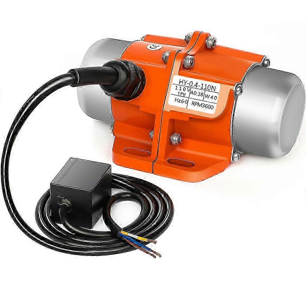 40W الخرسانة الهزاز الاهتزاز المحرك مرحلة واحدة AC 110V 3600rpm، سبائك الألومنيوم القضية الكهربائية ل
