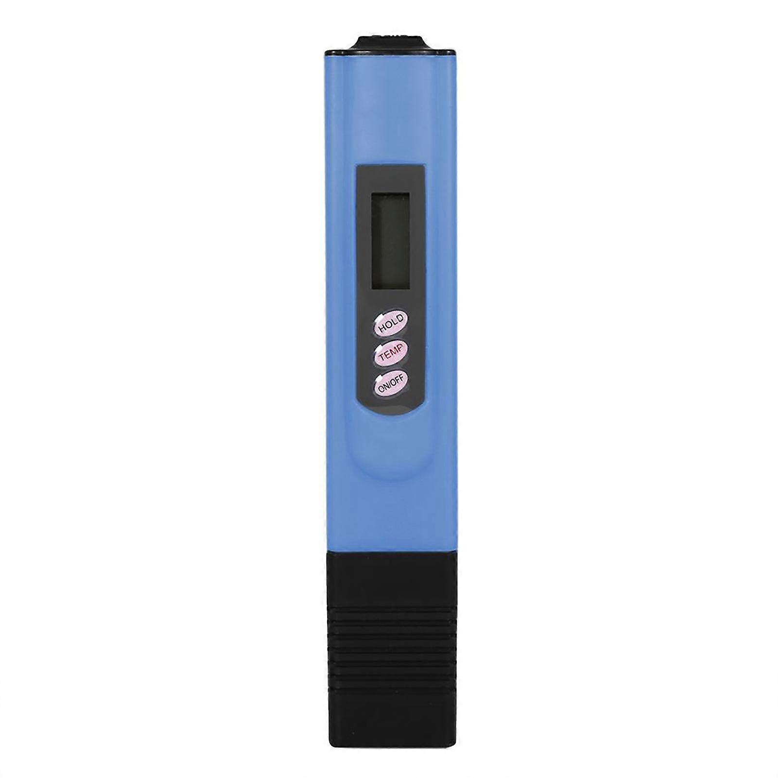 Digital LCD Water Quality Testing Pen Purity Filter TDS Meter Tester 09999 PPM Temp Blue