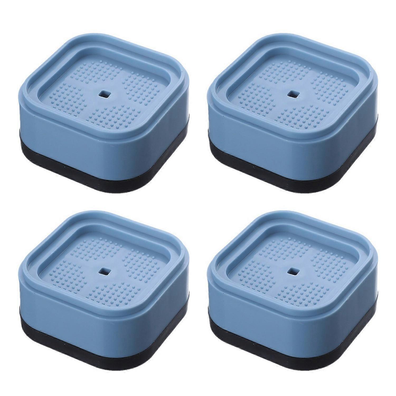 4/8Pcs Furniture Riser Stackable Washing Machine Riser Set Anti-Slip Shock-Absorbing Protective Pad