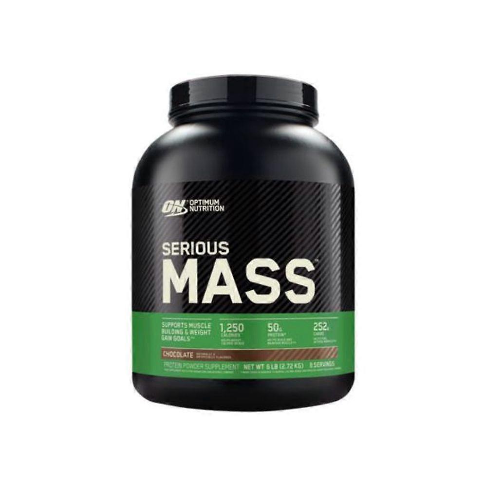 SERIOUS MASS - High-Protein Weight Gain Powder - Chocolate - 6 lbs./8 Servings