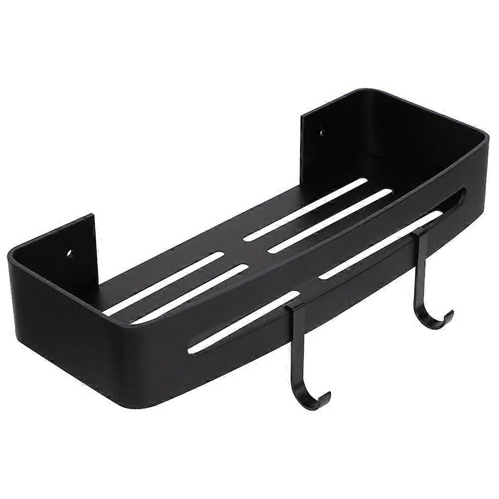 Aluminum Wall Mounted Storage Shelf Rack Bathroom Kitchen (Single Tier)