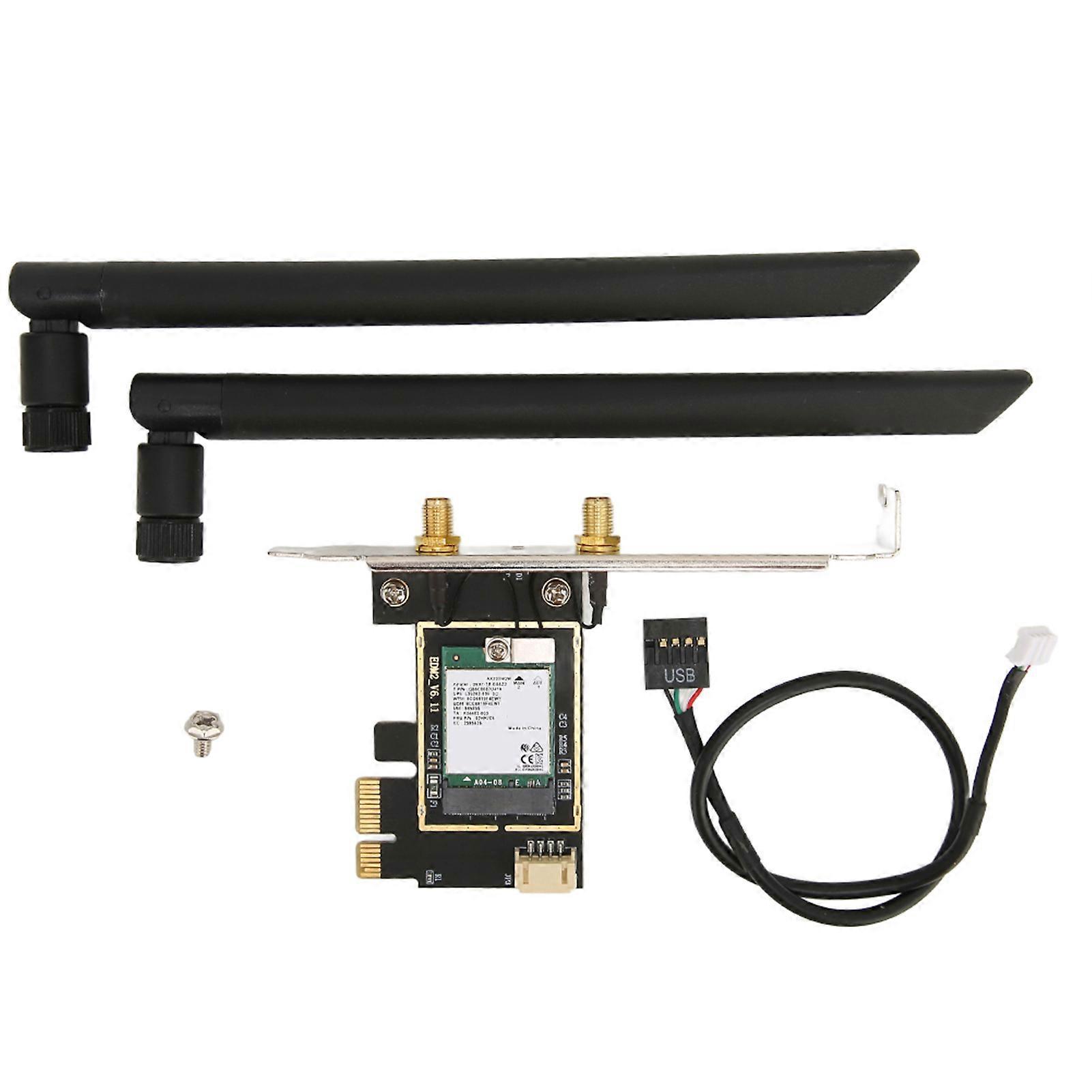 Wireless Network Card Wifi6 for Intel AX200 Dual Frequency 5G Desktop Gaming Computer