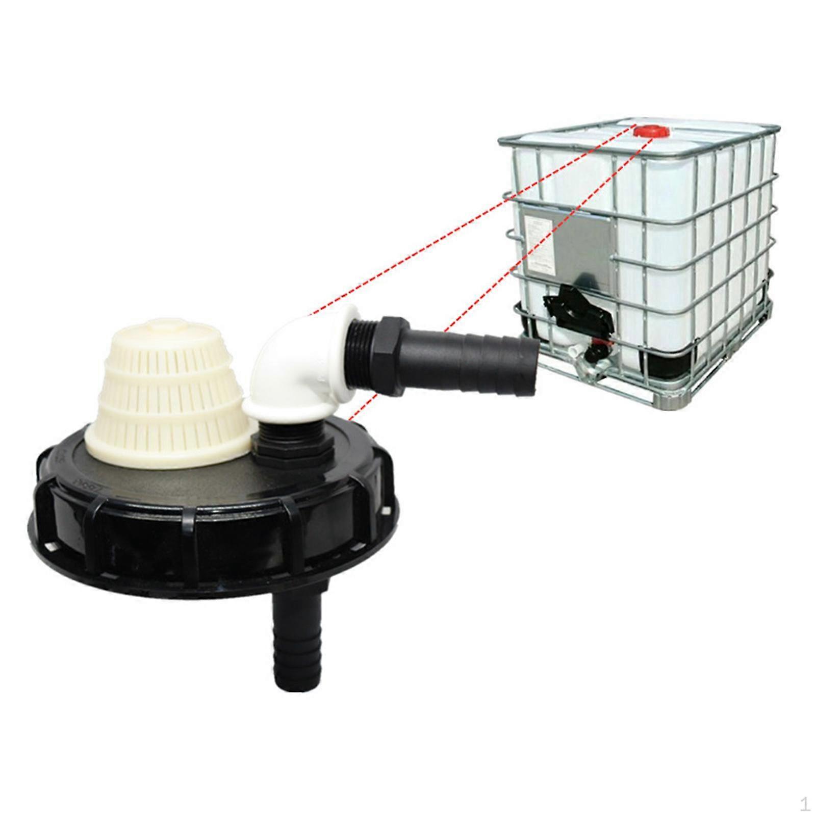 Garden IBC Tank Lid Adapter Filter Cover Connector Rain Parts , 32mm
