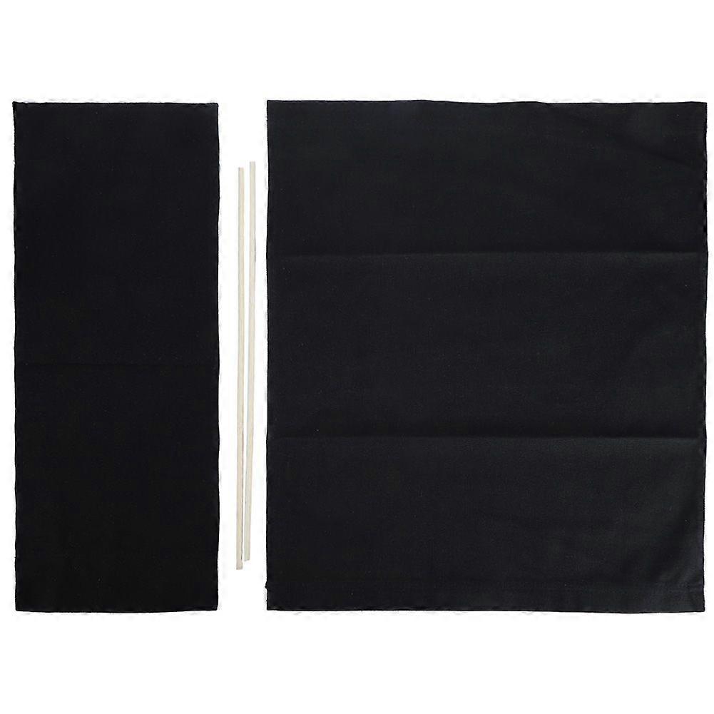 1セットディレクターチェアキャンバス交換シートクロス家庭用品家具アクセサリーブラック