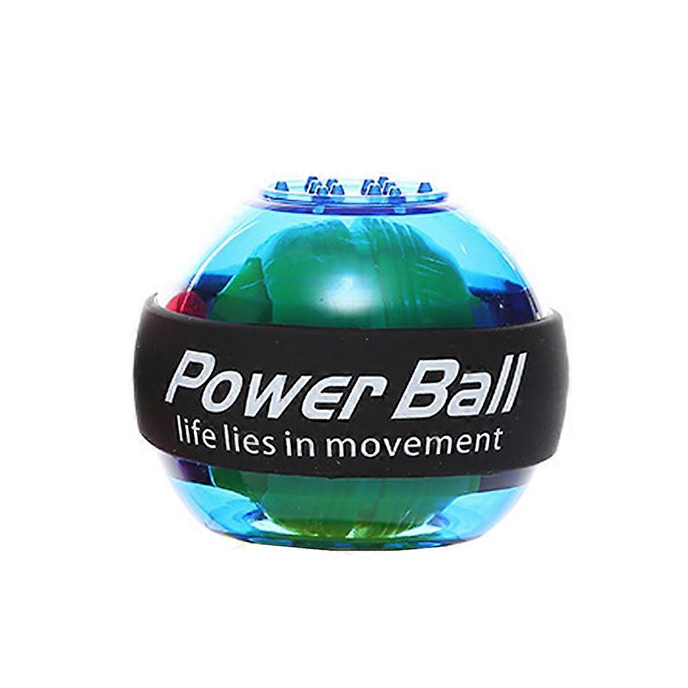 Blue LED Wrist Gyroscope Ball with LCD Counter for Arm Training