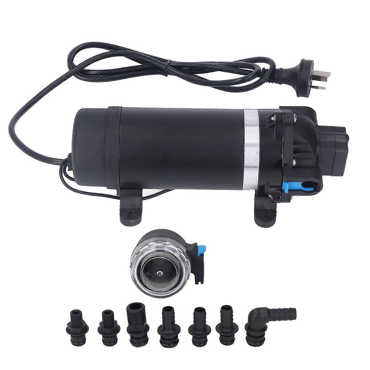 High Pressure Diaphragm Pump Micro High Lift Self Priming Booster 1.4GPM 110W AC230V