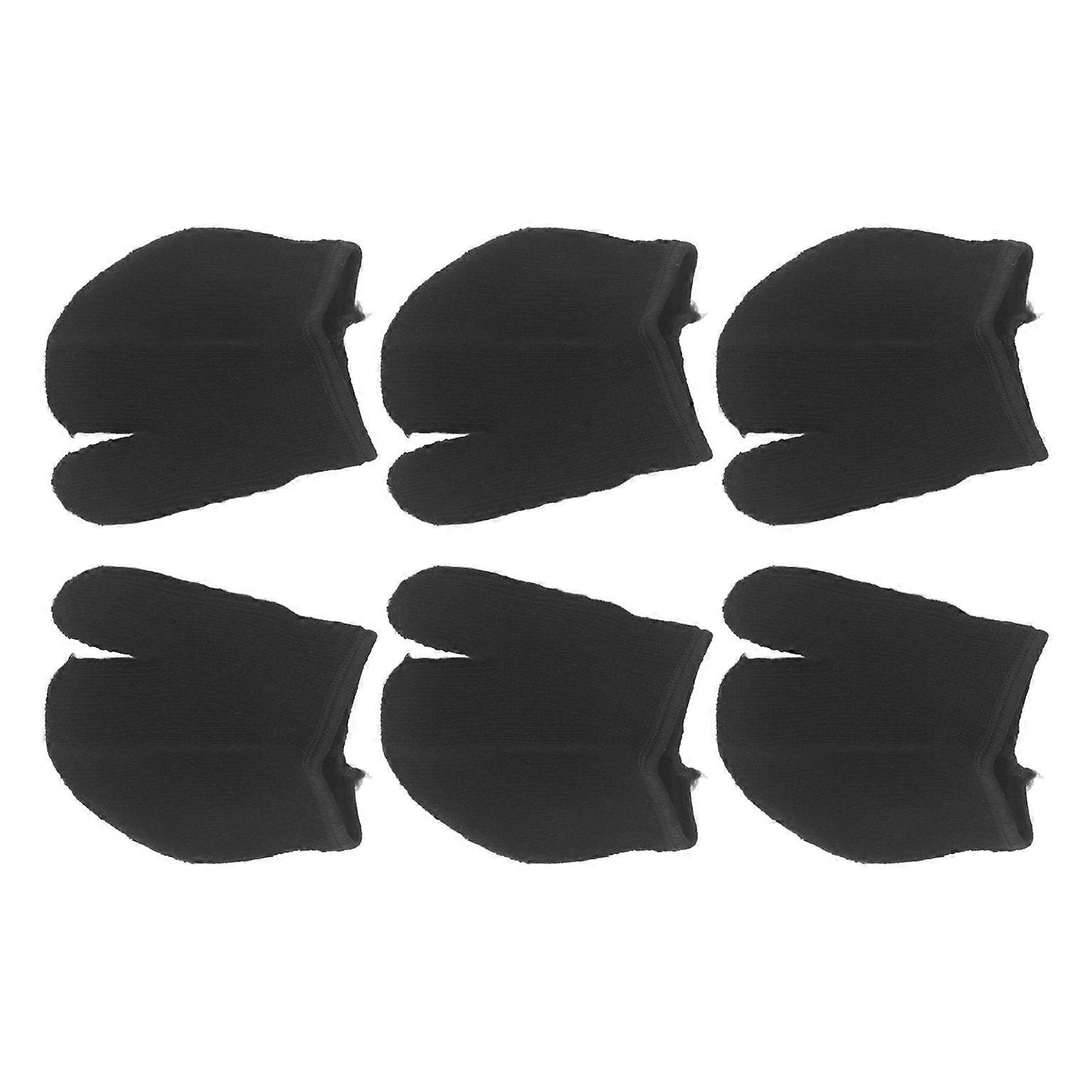 3 Pairs of Cotton Toe Split Flip Flop Socks - Half Socks for Comfort