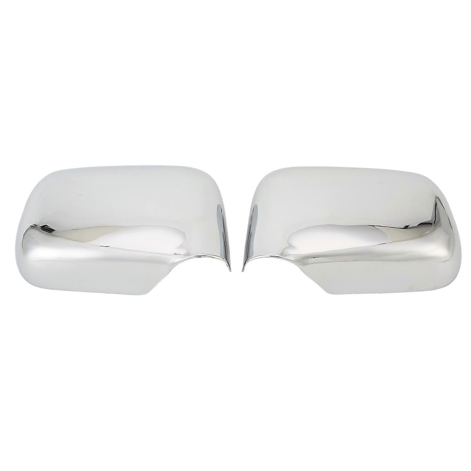 Left Right Side Side Mirror Covers Chrome Rearview Mirror Decorative Shell Waterproof Heat Resistant for CRV 19951999